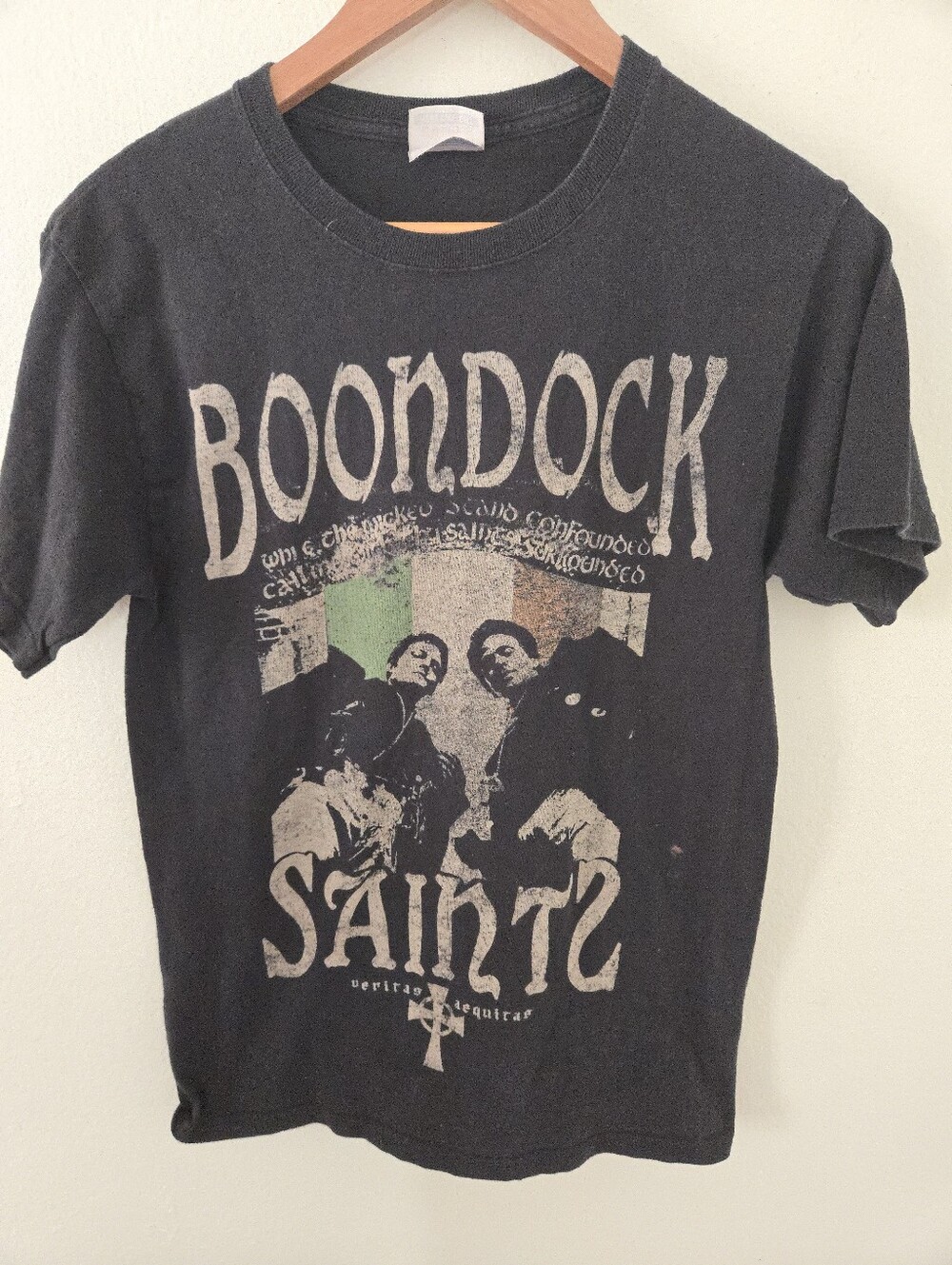 Vintage 2000 Boondock Saints Movie T Shirt Faded Mens Small Promo